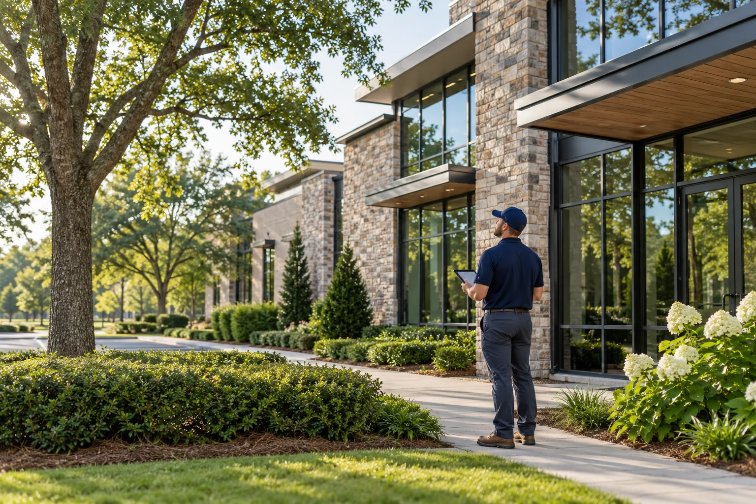 Illustrative commercial facilities and property-support environment